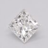 1.08 Carat Princess Shaped Excellent Cut F- VS2 Lab Grown Diamond