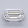 1.08 Carat Emerald Shaped Excellent Cut F- VVS2 Lab Grown Diamond