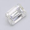 1.08 Carat Emerald Shaped Excellent Cut F- VVS2 Lab Grown Diamond