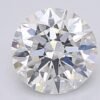 1.08 Carat Round Shaped Excellent Cut F- VVS2 Lab Grown Diamond