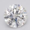 1.08 Carat Round Shaped Excellent Cut F- VVS2 Lab Grown Diamond