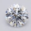 1.08 Carat Round Shaped Excellent Cut F- VVS2 Lab Grown Diamond
