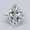 1.08 Carat Princess Shaped Excellent Cut G- VS1 Lab Grown Diamond
