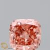 1.08 Carat Cushion Shaped Good Cut Pink- VS2 Lab Grown Diamond