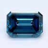1.09 Carat Emerald Shaped Very Good Cut Blue- SI1 Lab Grown Diamond
