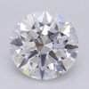 1.09 Carat Round Shaped Excellent Cut F- VS1 Lab Grown Diamond