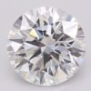 1.09 Carat Round Shaped Excellent Cut F- VS1 Lab Grown Diamond