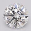 1.09 Carat Round Shaped Excellent Cut F- VS1 Lab Grown Diamond