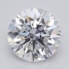 1.09 Carat Round Shaped Excellent Cut F- VS1 Lab Grown Diamond