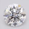 1.09 Carat Round Shaped Excellent Cut F- VS1 Lab Grown Diamond