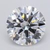 1.09 Carat Round Shaped Excellent Cut F- VS2 Lab Grown Diamond