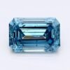 1.09 Carat Emerald Shaped Good Cut Blue- SI1 Lab Grown Diamond