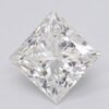 1.09 Carat Princess Shaped Excellent Cut G- VVS2 Lab Grown Diamond