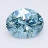 1.09 Carat Oval Shaped Good Cut Blue- SI2 Lab Grown Diamond