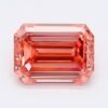 1.09 Carat Emerald Shaped Good Cut Pink- SI1 Lab Grown Diamond