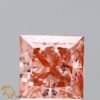 1.09 Carat Princess Shaped Good Cut Pink- VS1 Lab Grown Diamond