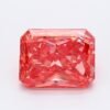 1.09 Carat Radiant Shaped Very Good Cut Pink- I1 Lab Grown Diamond
