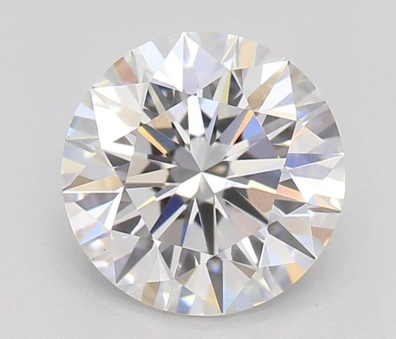 1.13 Carat Round Shaped Ideal Cut D- VS1 Lab Grown Diamond