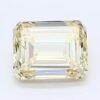 1.14 Carat Emerald Shaped Very Good Cut Yellow- VS2 Lab Grown Diamond