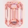 1.14 Carat Emerald Shaped Excellent Cut Pink- VS1 Lab Grown Diamond