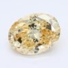 1.15 Carat Oval Shaped Good Cut Yellow- I1 Lab Grown Diamond