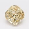 1.16 Carat Cushion Shaped Very Good Cut Yellow- VS2 Lab Grown Diamond