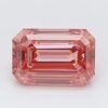 1.17 Carat Emerald Shaped Very Good Cut Pink- SI2 Lab Grown Diamond