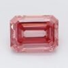 1.17 Carat Emerald Shaped Good Cut Pink- VS1 Lab Grown Diamond