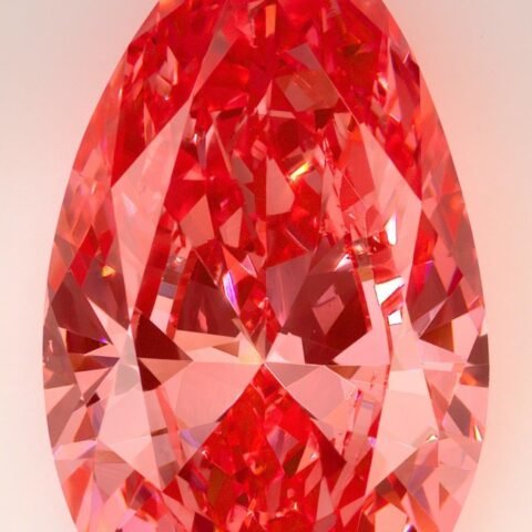 1.19 Carat Pear Shaped Excellent Cut Pink- VS1 Lab Grown Diamond