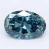 1.1 Carat Oval Shaped Good Cut Blue- VS2 Lab Grown Diamond