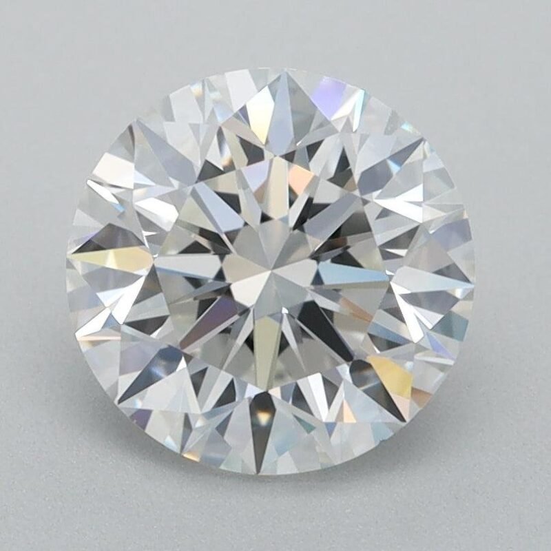 1.1 Carat Round Shaped Excellent Cut F- VVS2 Lab Grown Diamond
