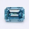 1.1 Carat Emerald Shaped Very Good Cut Blue- SI1 Lab Grown Diamond