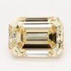 1.1 Carat Emerald Shaped Very Good Cut Yellow- VS1 Lab Grown Diamond