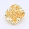 1.1 Carat Cushion Shaped Very Good Cut Yellow- SI1 Lab Grown Diamond