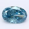 1.22 Carat Oval Shaped Good Cut Blue- SI2 Lab Grown Diamond