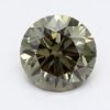1.24 Carat Round Shaped Good Cut Green- VS2 Lab Grown Diamond