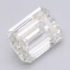 1.24 Carat Emerald Shaped Excellent Cut F- VS2 Lab Grown Diamond