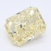 1.24 Carat Radiant Shaped Very Good Cut Yellow- SI1 Lab Grown Diamond