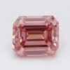 1.26 Carat Emerald Shaped Very Good Cut Pink- SI1 Lab Grown Diamond