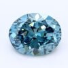 1.27 Carat Oval Shaped Good Cut Blue- SI1 Lab Grown Diamond