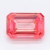 1.27 Carat Emerald Shaped Very Good Cut Pink- SI1 Lab Grown Diamond