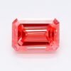 1.28 Carat Emerald Shaped Good Cut Pink- SI1 Lab Grown Diamond