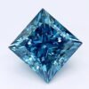 1.29 Carat Princess Shaped Very Good Cut Blue- VVS2 Lab Grown Diamond