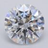 1.29 Carat Round Shaped Excellent Cut G- VS1 Lab Grown Diamond