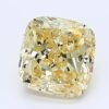 1.29 Carat Cushion Shaped Good Cut Yellow- SI2 Lab Grown Diamond