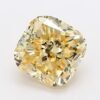 1.2 Carat Cushion Shaped Good Cut Yellow- VS2 Lab Grown Diamond