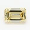 1.31 Carat Emerald Shaped Very Good Cut Yellow- VS2 Lab Grown Diamond