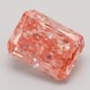 1.34 Carat Radiant Shaped Good Cut Pink- VVS2 Lab Grown Diamond