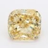 1.35 Carat Cushion Shaped Good Cut Yellow- SI1 Lab Grown Diamond
