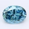 1.35 Carat Oval Shaped Good Cut Blue- SI1 Lab Grown Diamond